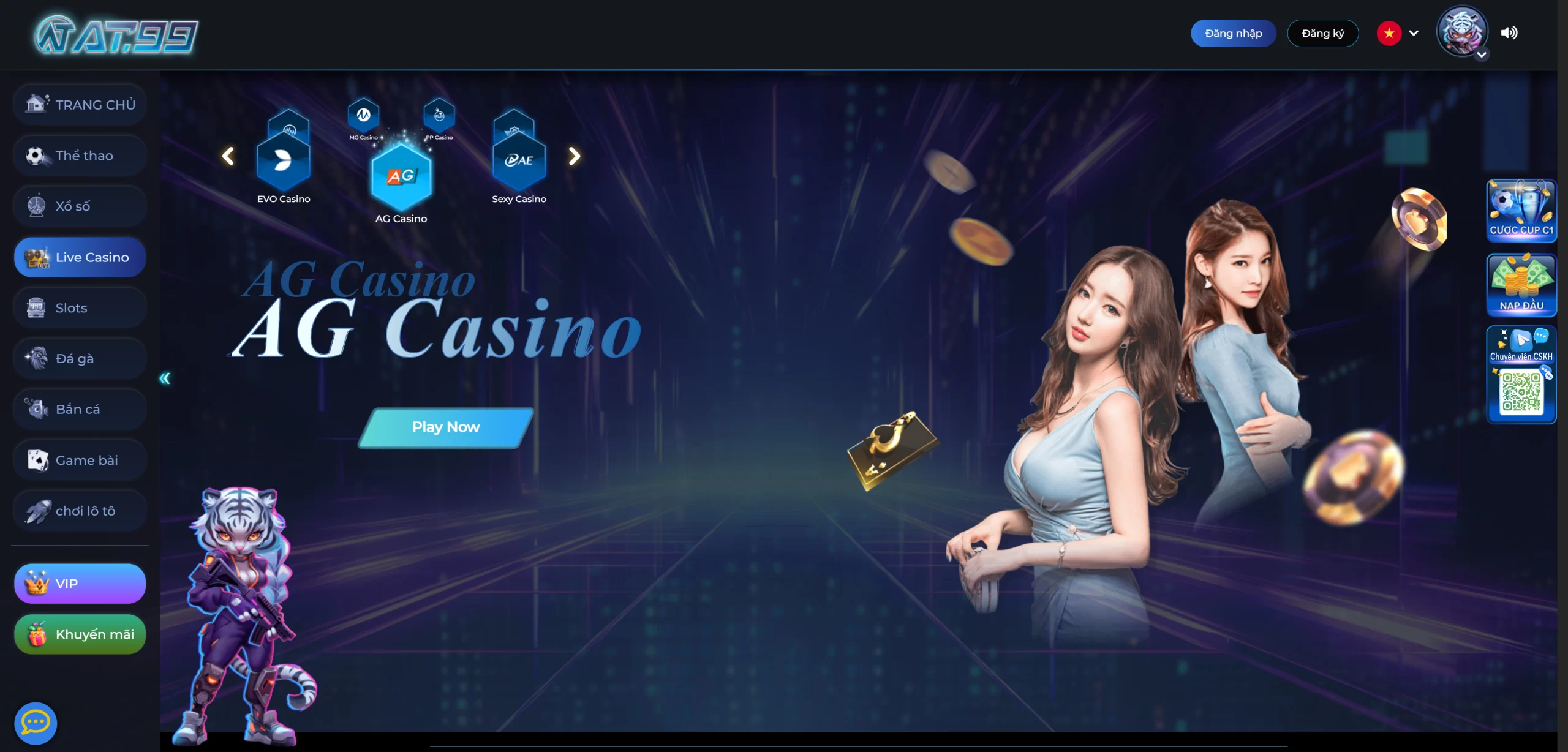 AT99 live casino-AG Casino